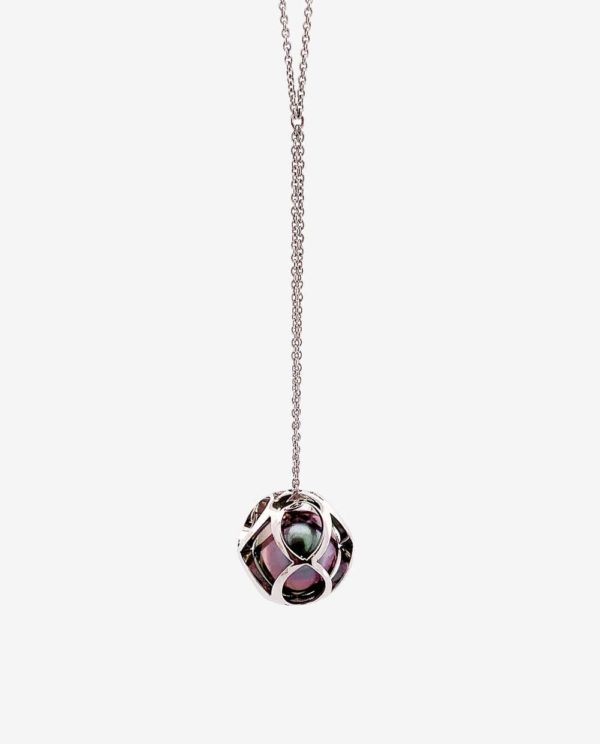 Collier Lotis or blanc